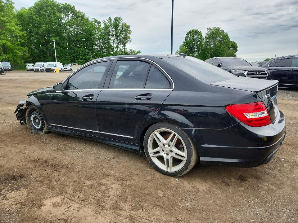 2012 Mercedes-benz C class VIN WDDGF8BB5CR192497 COPART salvage auction — FRONT END, Ct - Certificate Of Title, sold $1,600 on 2026-07-27 (photo 2)
