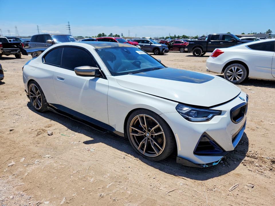 2022 BMW M240i VIN 3MW53CM08N8C38780 COPART salvage auction — FRONT END, Nc - Salvage Certificate Of Title, sold $22,700 on 2026-07-28 (photo 4)