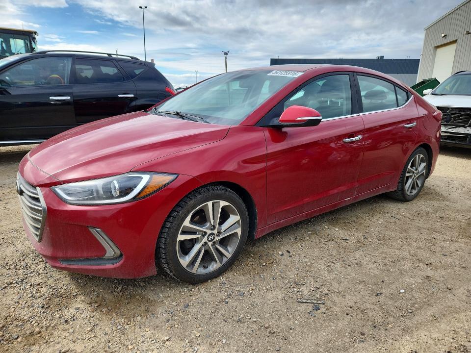 2017 Hyundai Elantra VIN KMHD84LF6HU104638 COPART salvage auction — SIDE, Ab - Bos - Salvage, sold $3,400 on 2026-07-02 (photo 1)