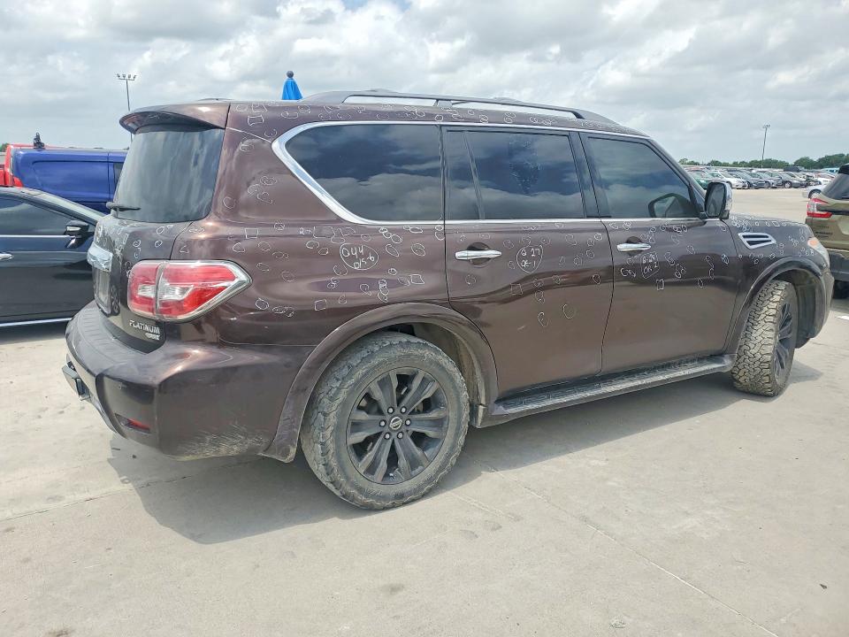 2019 Nissan VIN JN8AY2NE0K9758789 COPART salvage auction — HAIL, Tx - Salvage Vehicle Title, sold $10,700 on 2026-07-16 (photo 3)