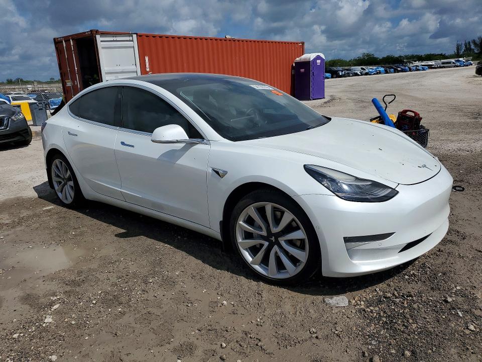 2020 Tesla Model 3 VIN 5YJ3E1EB4LF795638 COPART salvage auction — FRONT END, Fl - Cert Of Title Slvg Rebuildable, sold $15 on 2026-07-29 (photo 4)