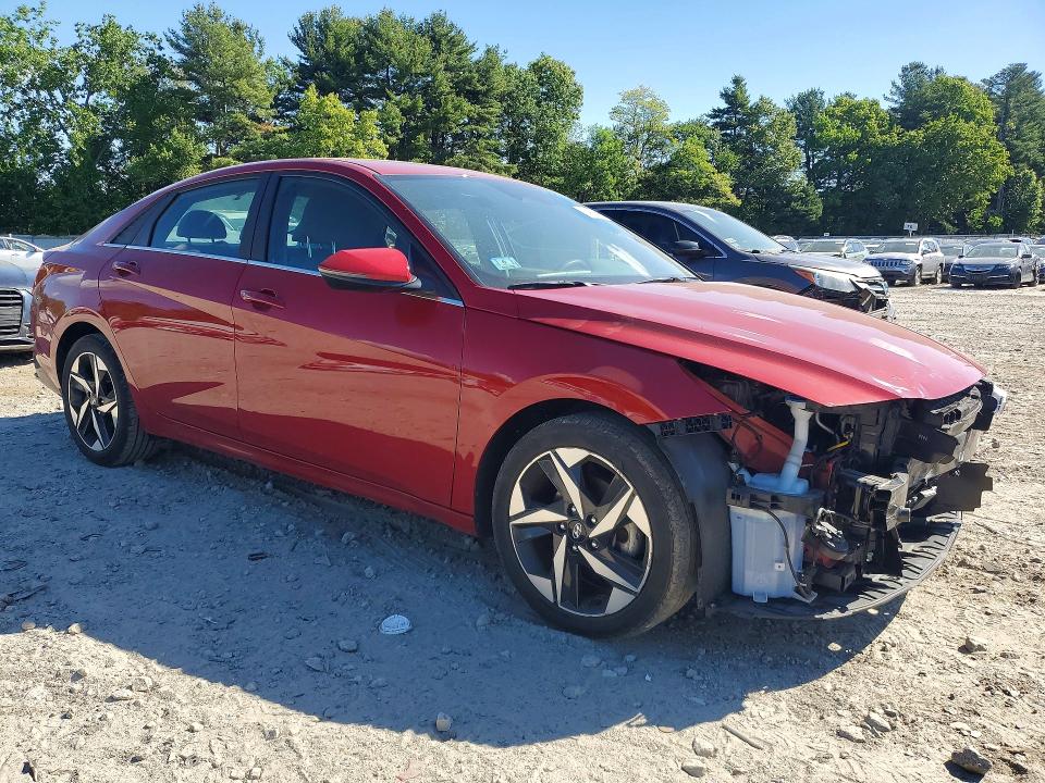 2021 Hyundai Elantra VIN KMHLN4AG1MU180231 COPART salvage auction — FRONT END, Id - Salvage Certificate Of Title, sold $4,700 on 2026-07-30 (photo 4)