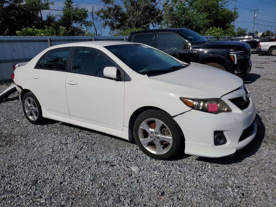 2012 Toyota Corolla VIN 5YFBU4EE4CP032811 COPART salvage auction — FRONT END, FL - CERT OF TITLE SLVG REBUILDABLE, sold $2,050 on 2026-07-31 (photo 4)