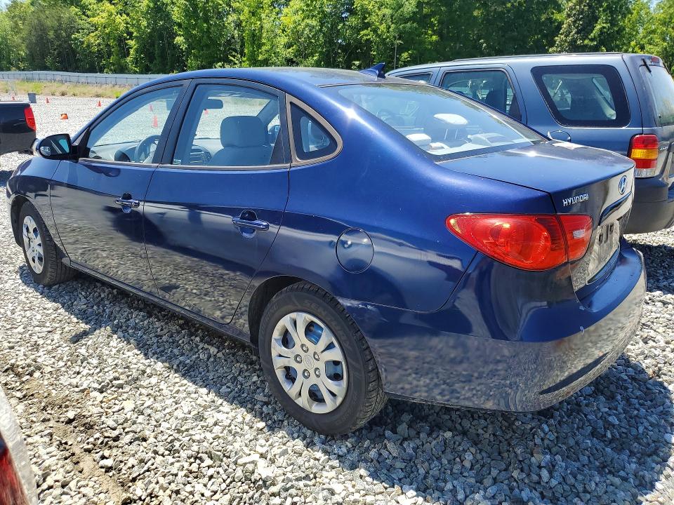 2009 Hyundai Elantra VIN KMHDU46D39U726234 COPART salvage auction — REAR END, Nc - Salvage Certificate Of Title, sold $575 on 2026-07-22 (photo 2)