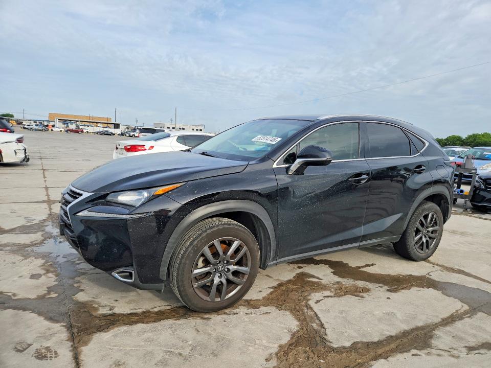 2016 Lexus Nx 200t VIN JTJYARBZXG2045488 COPART salvage auction — SIDE, TX - SALVAGE VEHICLE TITLE, sold $4,100 on 2026-07-09 (photo 1)