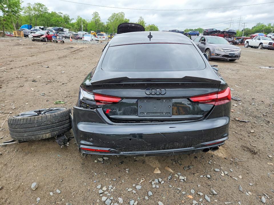 2025 Audi Rs5 VIN WAUC4CF52SA012733 COPART salvage auction — SIDE, Md - Cert Of Salvage > 75% Damage, sold $375 on 2026-07-16 (photo 6)