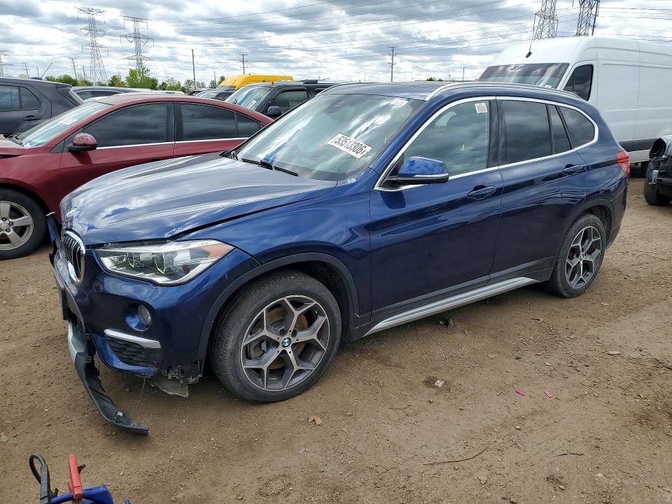 2018 BMW X1 VIN WBXHT3C36J3H33435 COPART salvage auction — FRONT END, WV - CERTIFICATE OF TITLE, sold $3,700 on 2026-07-23 (photo 1)