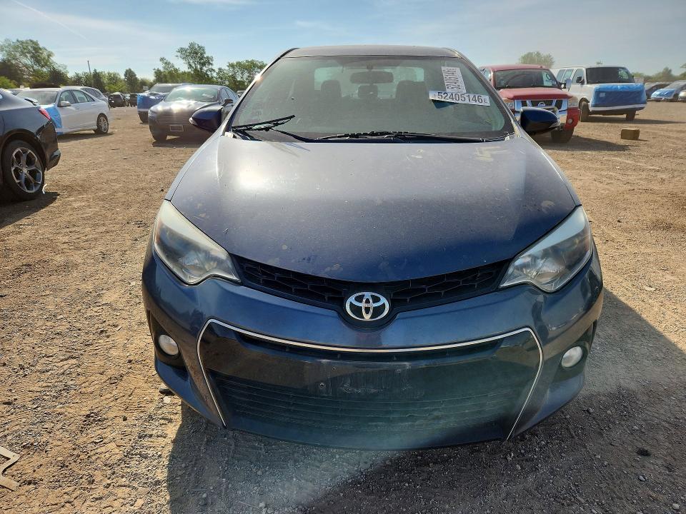 2014 Toyota Corolla VIN 5YFBURHE6EP153268 COPART salvage auction — REAR END, Il - Salvage Certificate, sold $2,550 on 2026-07-09 (photo 5)