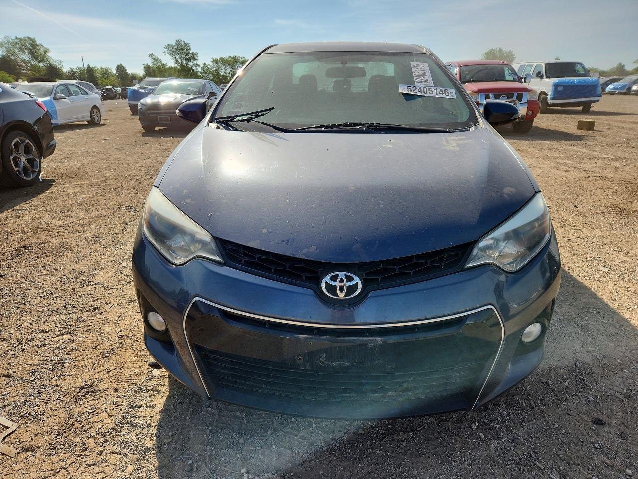 2014 Toyota Corolla VIN 5YFBURHE6EP153268 COPART salvage auction — Rear End, IL - SALVAGE CERTIFICATE, sold $2,550 on 2026-06-30 (photo 5)