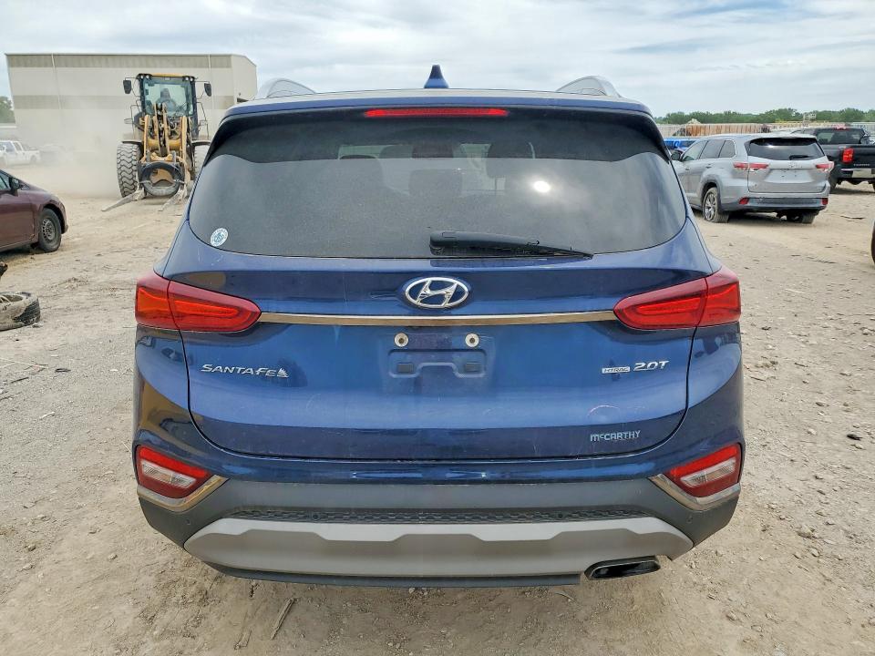 2020 Hyundai Santa fe VIN 5NMS5CAA0LH301164 COPART salvage auction — HAIL, Ks - Cert Of Title-Salvage, sold $200 on 2026-08-27 (photo 6)