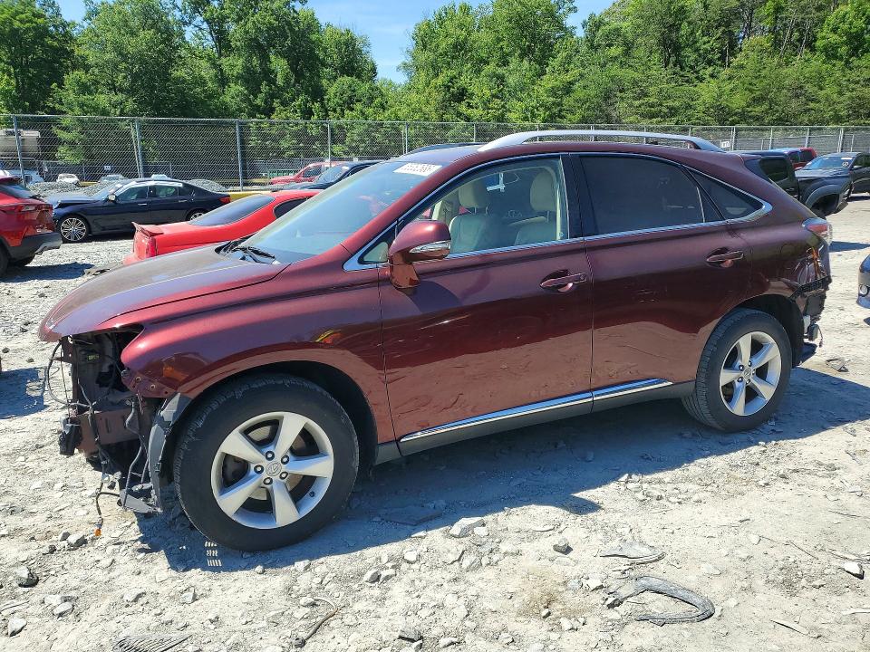 2014 Lexus Rx VIN JTJBK1BA2E2461255 COPART salvage auction — FRONT END, Md - Cert Of Salvage > 75% Damage, sold $4,600 on 2026-07-24 (photo 1)