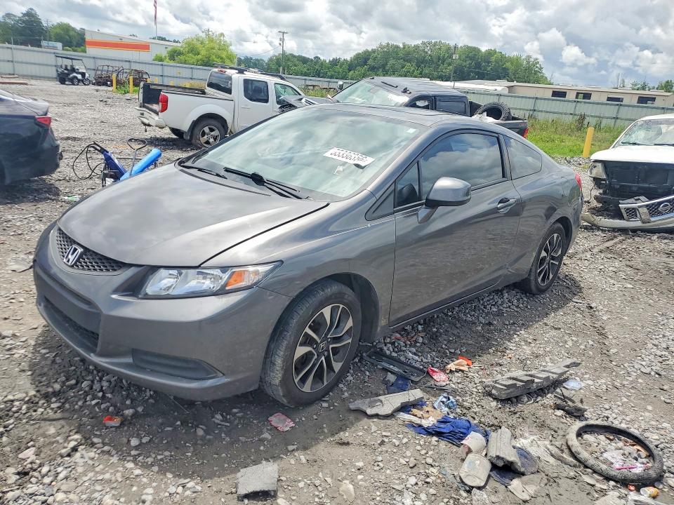 2013 Honda VIN 2HGFG3B89DH506245 COPART salvage auction — SIDE, Al - Cert Of Title-Salvage Title, sold $375 on 2026-07-09 (photo 1)