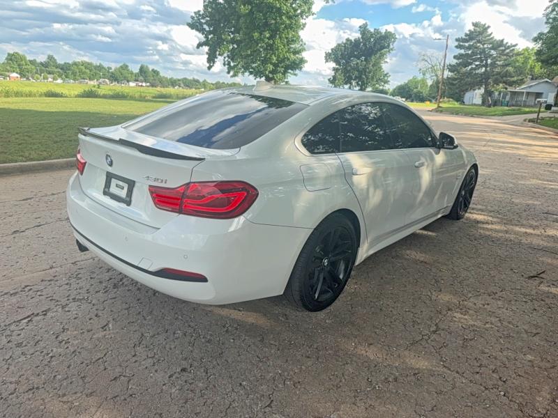 2018 BMW 4er VIN WBA4J1C53JBA30076 COPART salvage auction — MINOR DENT/SCRATCHES, Or - Salvage Title Certificate (P), sold $5,300 on 2026-07-09 (photo 4)