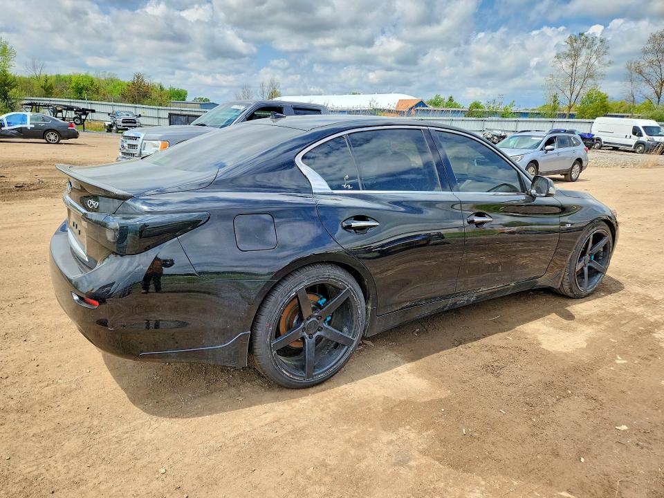 2015 Infiniti Q50 VIN JN1BV7AP3FM338592 COPART salvage auction — WATER/FLOOD, Oh - Cert Of Title-Salvage Flood, sold $1,750 on 2026-07-13 (photo 3)