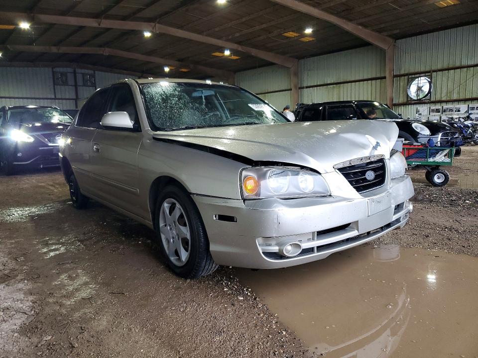 2005 Hyundai Elantra VIN KMHDN46D55U997500 COPART salvage auction — FRONT END, Tx - Salvage Vehicle Title, sold $450 on 2026-07-06 (photo 4)