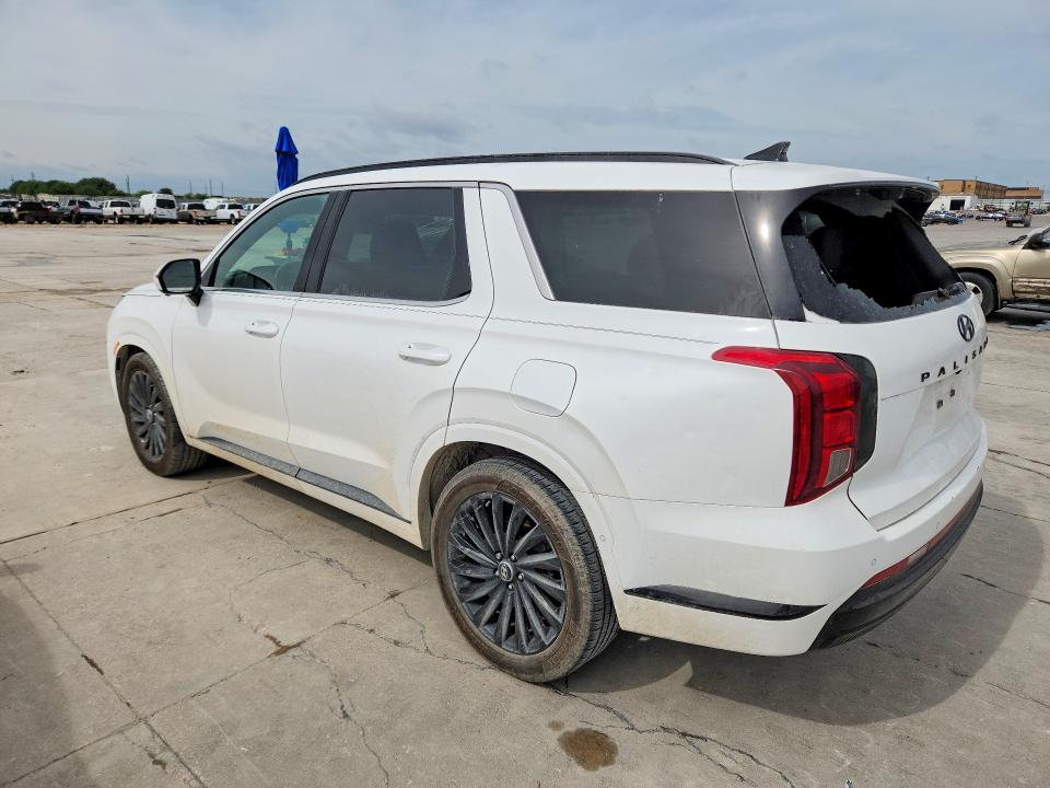2024 Hyundai Palisade VIN KM8R7DGE6RU690351 COPART salvage auction — HAIL, Tx - Certificate Of Title, sold $200 on 2026-07-30 (photo 2)
