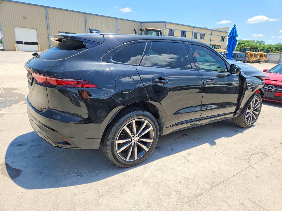 2025 Jaguar F-pace VIN SADCT2EX4SA748399 COPART salvage auction — FRONT END, Tx - Salvage Vehicle Title, sold $675 on 2026-07-27 (photo 3)