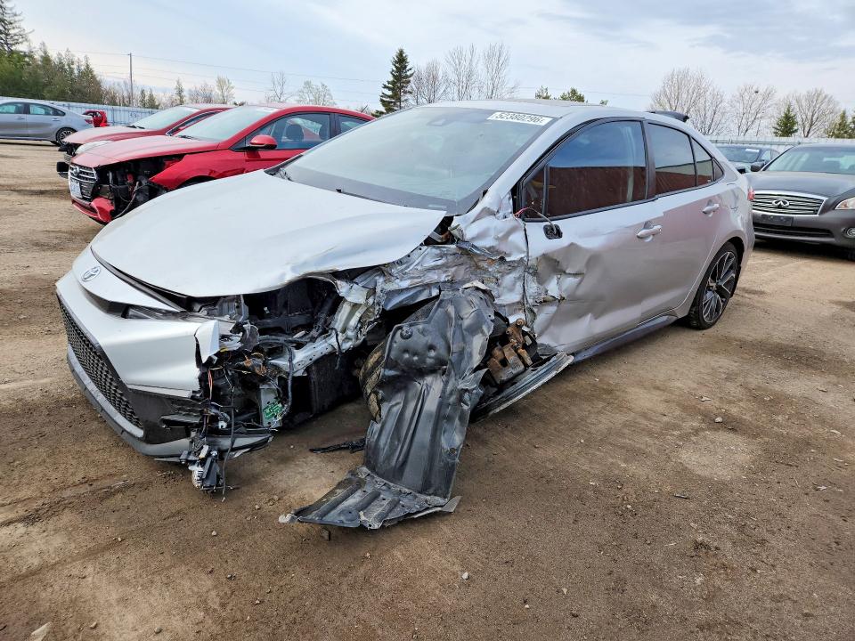 2020 Toyota Corolla VIN 5YFB4RBE6LP021598 COPART salvage auction — FRONT END, On - Permit Salvage, sold $3,500 on 2026-07-21 (photo 1)