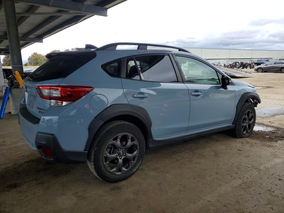 2021 Subaru Crosstrek VIN JF2GTHRC7MH247400 COPART salvage auction — FRONT END, CA - SALVAGE CERTIFICATE, sold $6,500 on 2026-07-07 (photo 3)