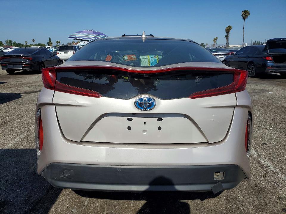 2021 Toyota Prius VIN JTDKAMFPXM3190072 COPART salvage auction — FRONT END, Ca - Salvage Certificate, sold $3,700 on 2026-07-14 (photo 6)