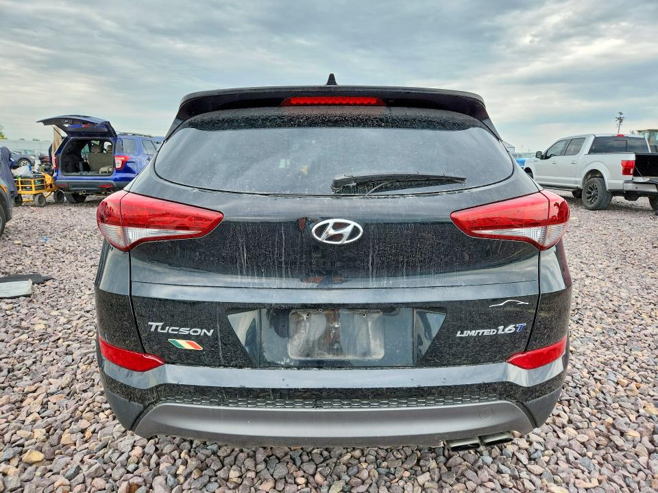2016 Hyundai Tucson VIN KM8J33A28GU201382 COPART salvage auction — HAIL, Mo - Certificate Of Title, sold $4,550 on 2026-07-15 (photo 6)