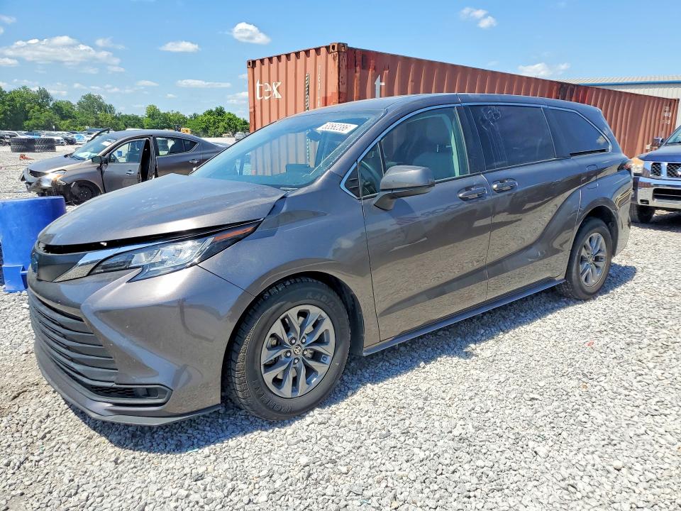 2022 Toyota Sienna VIN 5TDKRKEC3NS116326 COPART salvage auction — SIDE, Al - Cert Of Title-Salvage Title, sold $9,200 on 2026-07-07 (photo 1)