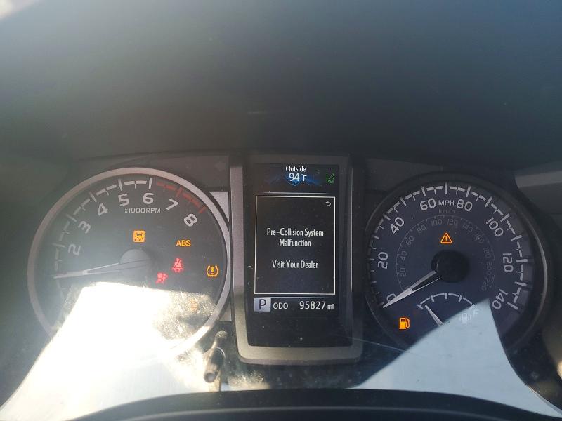 2021 Toyota Tacoma VIN 5TFCZ5AN3MX268385 COPART salvage auction — FRONT END, Nc - Salvage Certificate Of Title, sold $5,100 on 2026-07-29 (photo 9)