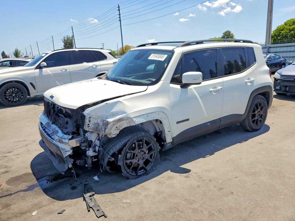 2019 Jeep VIN ZACNJABB9KPK31853 COPART salvage auction — FRONT END, Fl - Cert Of Title Slvg Rebuildable, sold $1,900 on 2026-07-20 (photo 1)