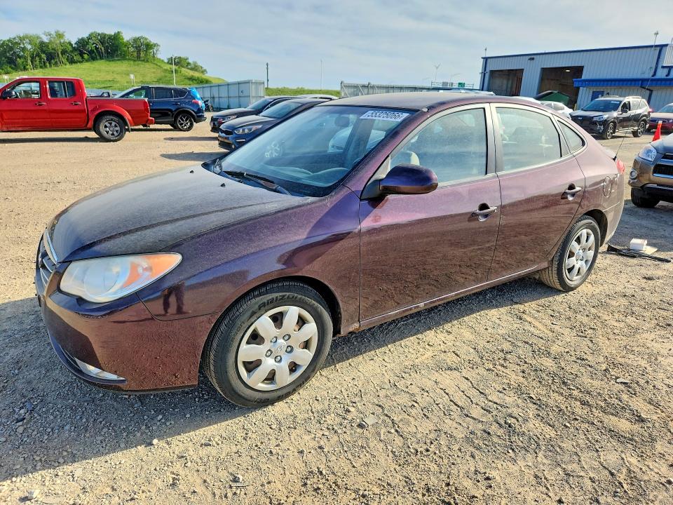 2007 Hyundai Elantra VIN KMHDU46D87U027209 COPART salvage auction — HAIL, WI - JUNKED VEHICLE BILL OF SALE, sold $450 on 2026-07-14 (photo 1)