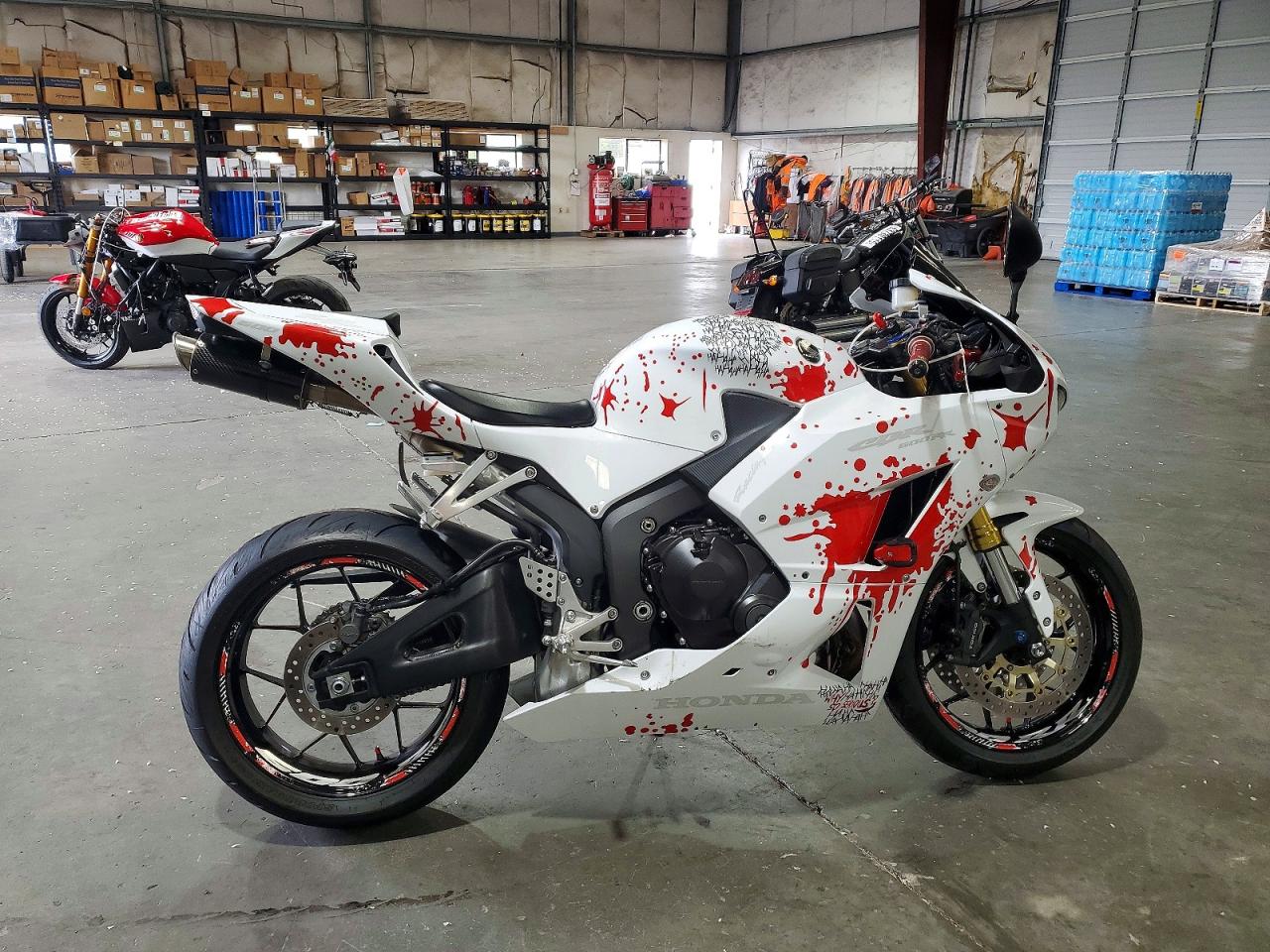 2024 Honda CBR600 VIN JH2PC40J9RK100631 COPART salvage auction — Side, OR - SALVAGE TITLE CERTIFICATE (P), sold $3,400 on 2026-07-09 (photo 1)