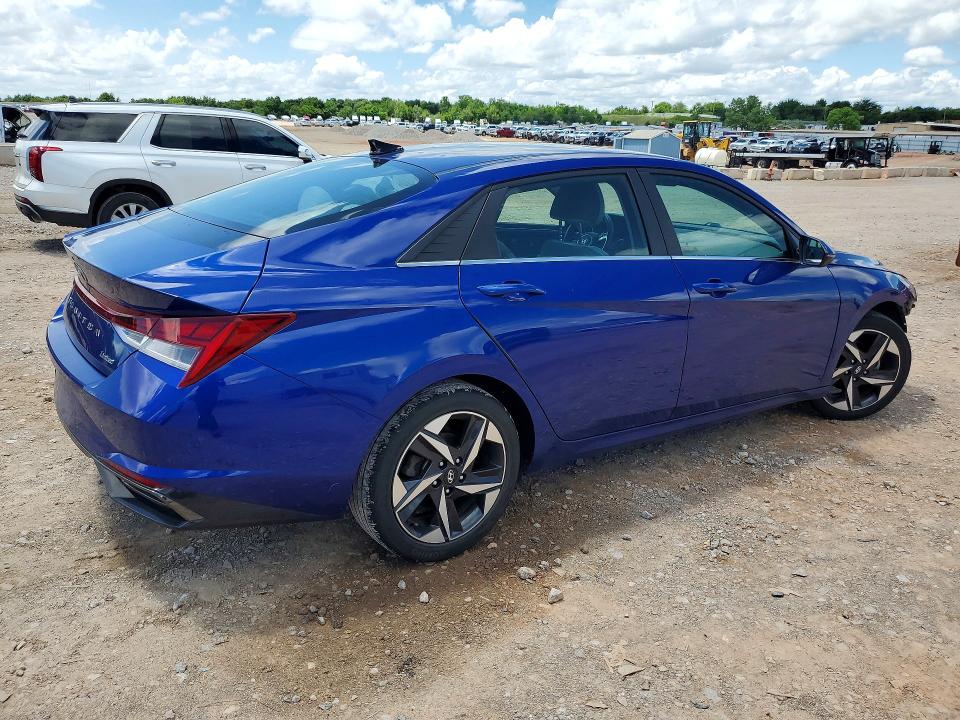 2021 Hyundai VIN 5NPLP4AG7MH026731 COPART salvage auction — FRONT END, Ok - Cert Of Title-Salvage, sold $4,800 on 2026-07-28 (photo 3)