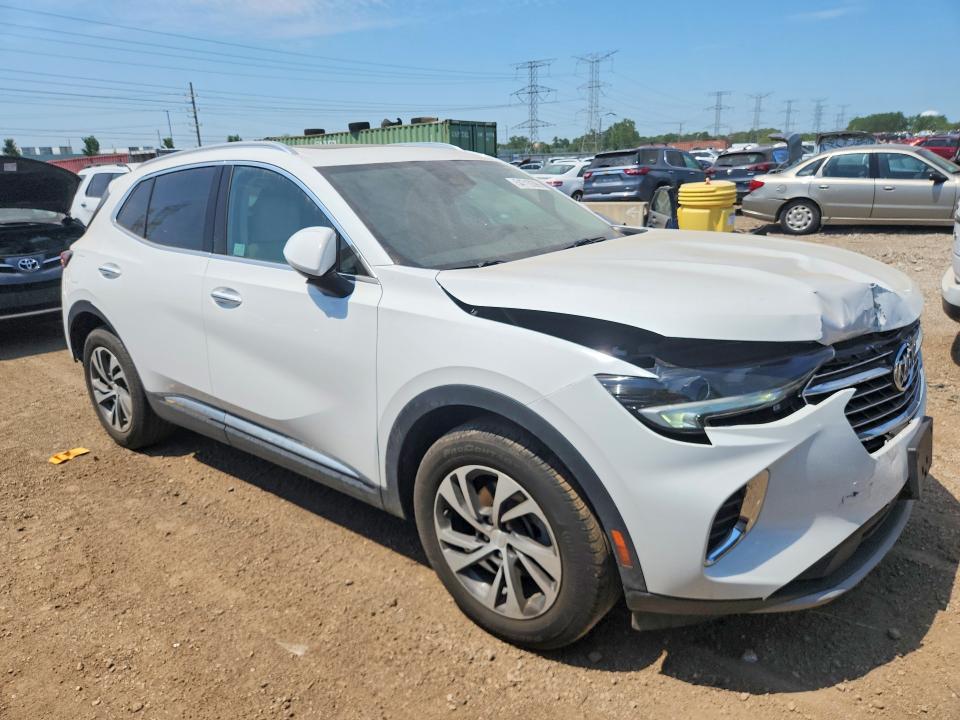 2021 Buick Envision VIN LRBFZNR48MD077361 COPART salvage auction — FRONT END, Il - Salvage Certificate, sold $4,100 on 2026-07-16 (photo 4)