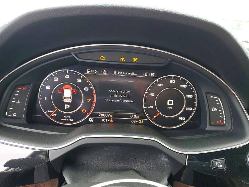 2017 Audi Q7 VIN WA1LAAF73HD028068 COPART salvage auction — SIDE, Pa - Certificate Of Salvage, sold $3,600 on 2026-07-14 (photo 9)