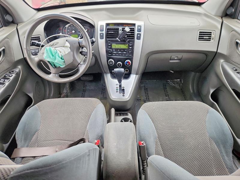 2006 Hyundai Tucson VIN KM8JN72D06U362258 COPART salvage auction — FRONT END, Co - Public - Salvage Title, sold $600 on 2026-07-22 (photo 8)