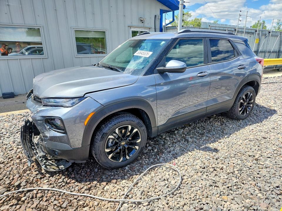2021 Chevrolet Trailblazer VIN KL79MRSLXMB014485 COPART salvage auction — FRONT END, Il - Salvage Certificate, sold $3,650 on 2026-07-27 (photo 1)