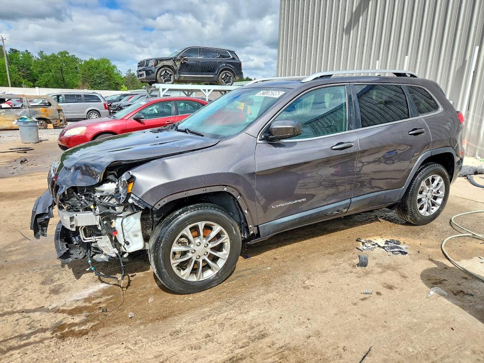 2021 Jeep Cherokee VIN 1C4PJMMN5MD172192 COPART salvage auction — FRONT END, MI - CERTIFICATE OF TITLE, sold $1,850 on 2026-07-09 (photo 1)