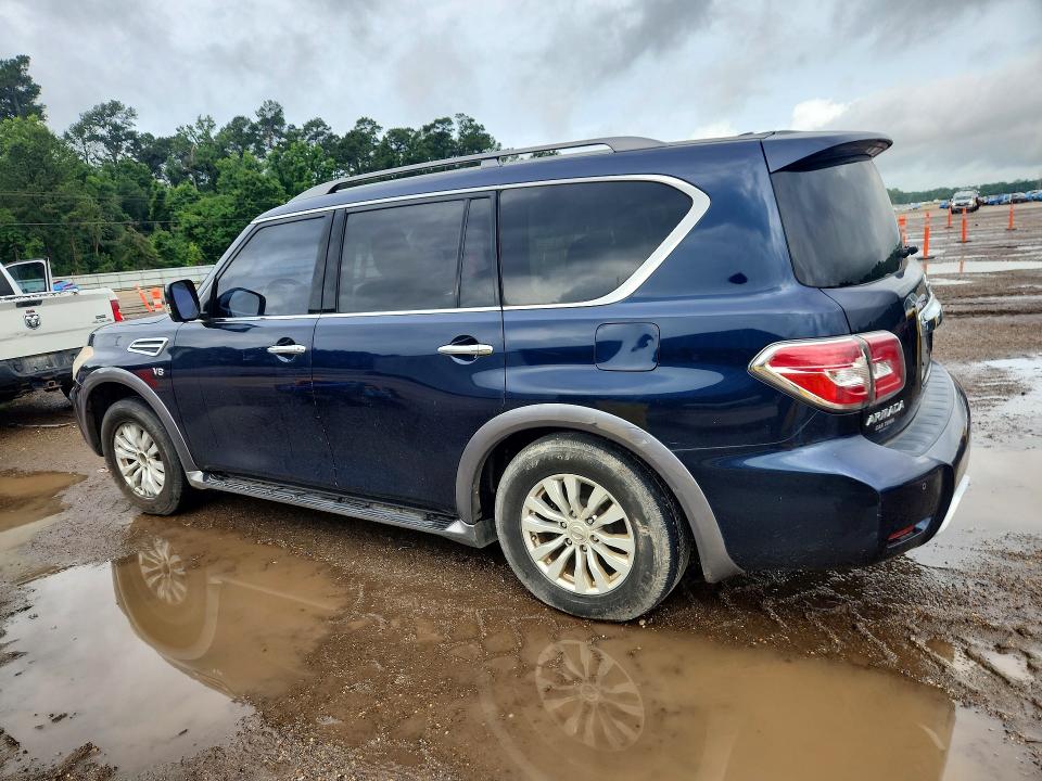 2017 Nissan Armada VIN JN8AY2NC7H9506643 COPART salvage auction — FRONT END, La - Certificate Of Title, sold $2,550 on 2026-07-10 (photo 2)