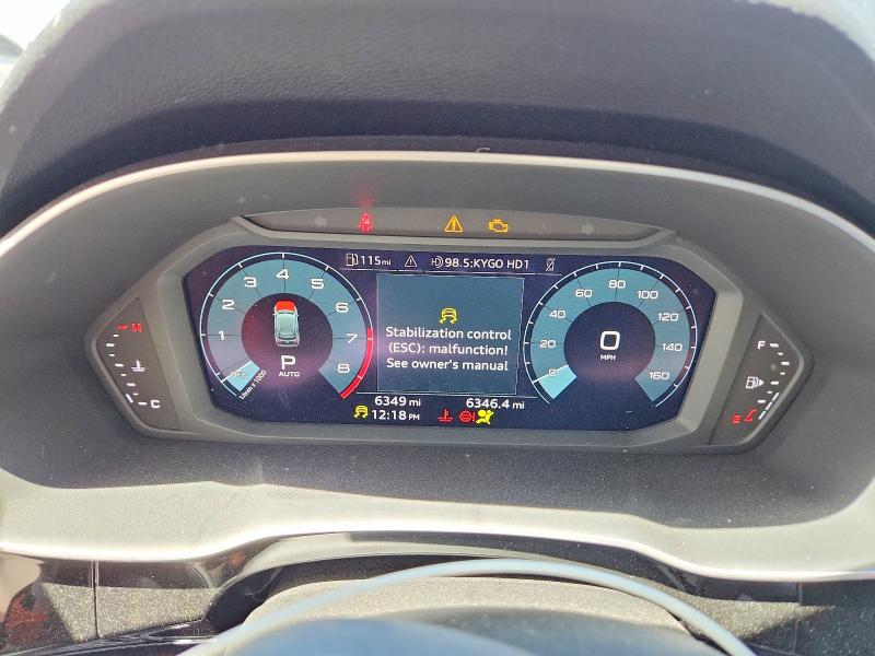 2025 Audi Q3 VIN WA1DECF33S1031384 COPART salvage auction — FRONT END, CO - PUBLIC - SALVAGE TITLE, sold $3,600 on 2026-07-30 (photo 9)