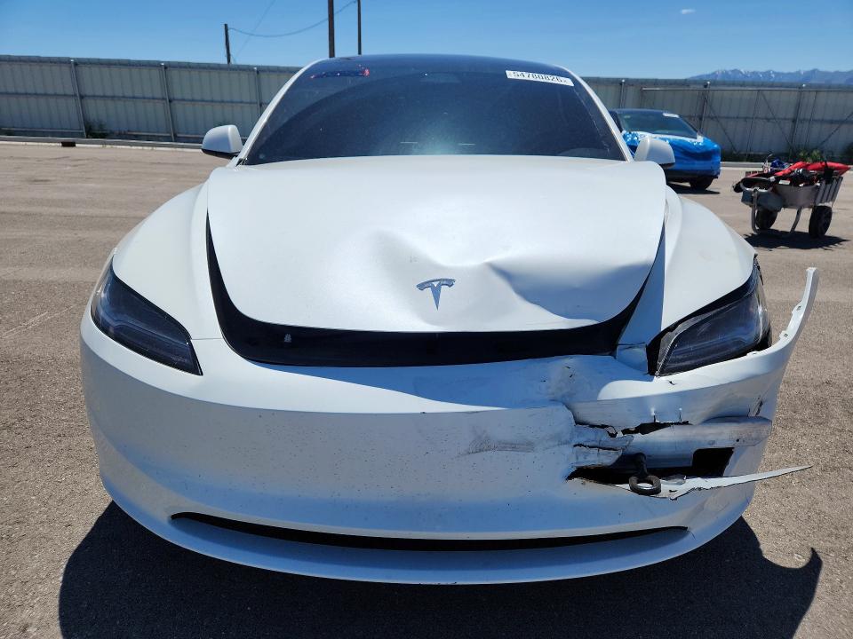 2024 Tesla VIN 5YJ3E1EB8RF820758 COPART salvage auction — FRONT END, Ut - Salvage Certificate, sold $14,200 on 2026-07-24 (photo 5)