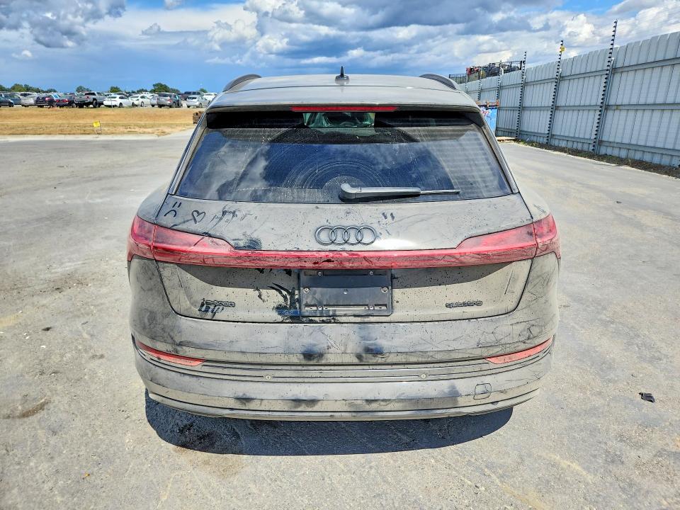 2021 Audi E-tron VIN WA1AAAGE4MB008812 COPART salvage auction — FRONT END, Ca - Salvage Certificate, sold $11,100 on 2026-07-02 (photo 6)