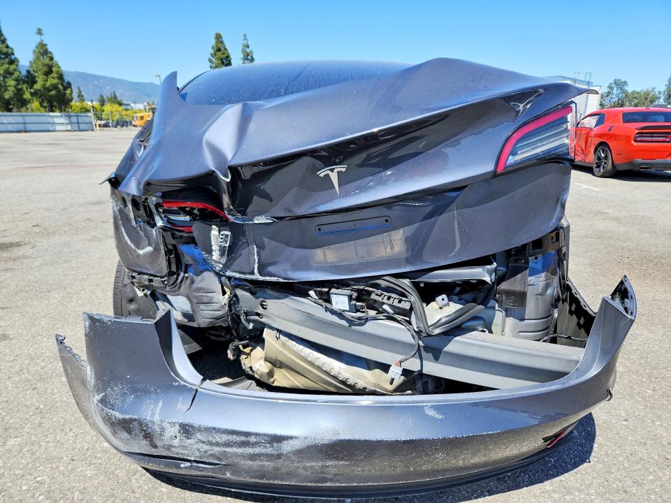 2023 Tesla Model 3 VIN 5YJ3E1EA2PF622262 COPART salvage auction — REAR END, Ca - Salvage Certificate, sold $4,950 on 2026-07-28 (photo 6)