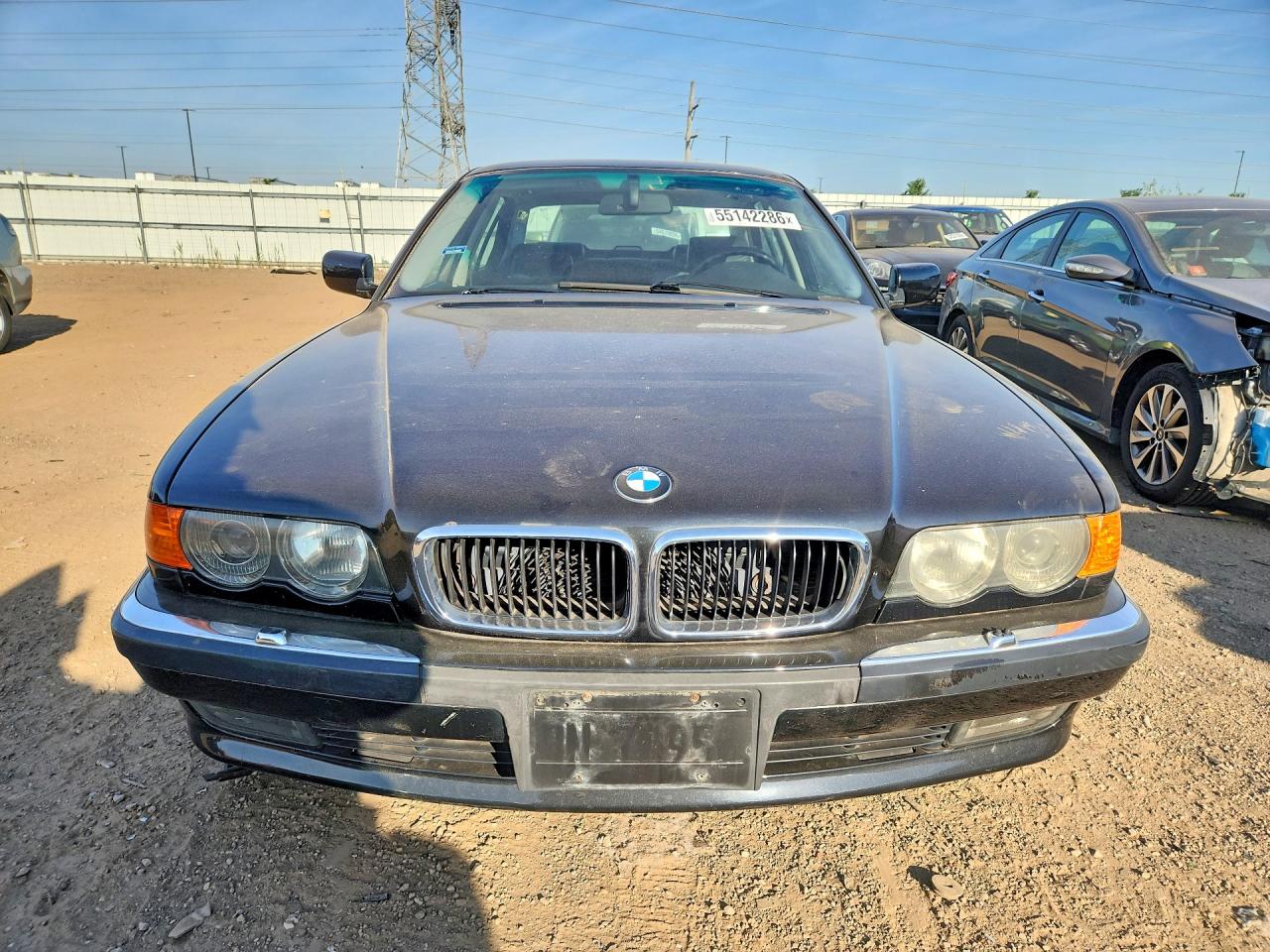 2000 BMW 7 Series VIN WBAGH8342YDP11785 COPART salvage auction — Minor Dent/Scratches, IL - CERTIFICATE OF TITLE, sold $1,150 on 2026-07-02 (photo 5)