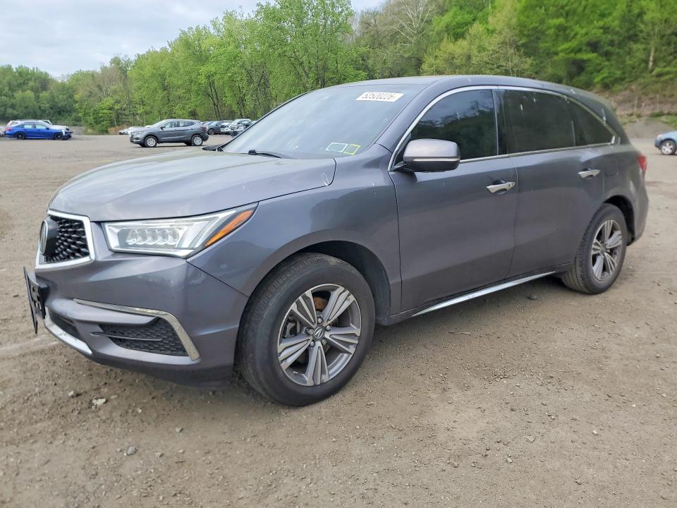 2020 Acura VIN 5J8YD4H33LL018753 COPART salvage auction — FRONT END, Ny - Mv-907A Salvage Certificate, sold $4,800 on 2026-07-02 (photo 1)