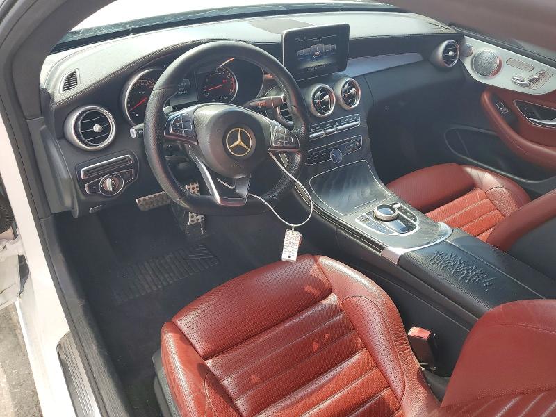 2017 Mercedes-benz C-klasse VIN WDDWJ6EB4HF537215 COPART salvage auction — MINOR DENT/SCRATCHES, In - Certificate Of Title, sold $13,800 on 2026-07-15 (photo 8)