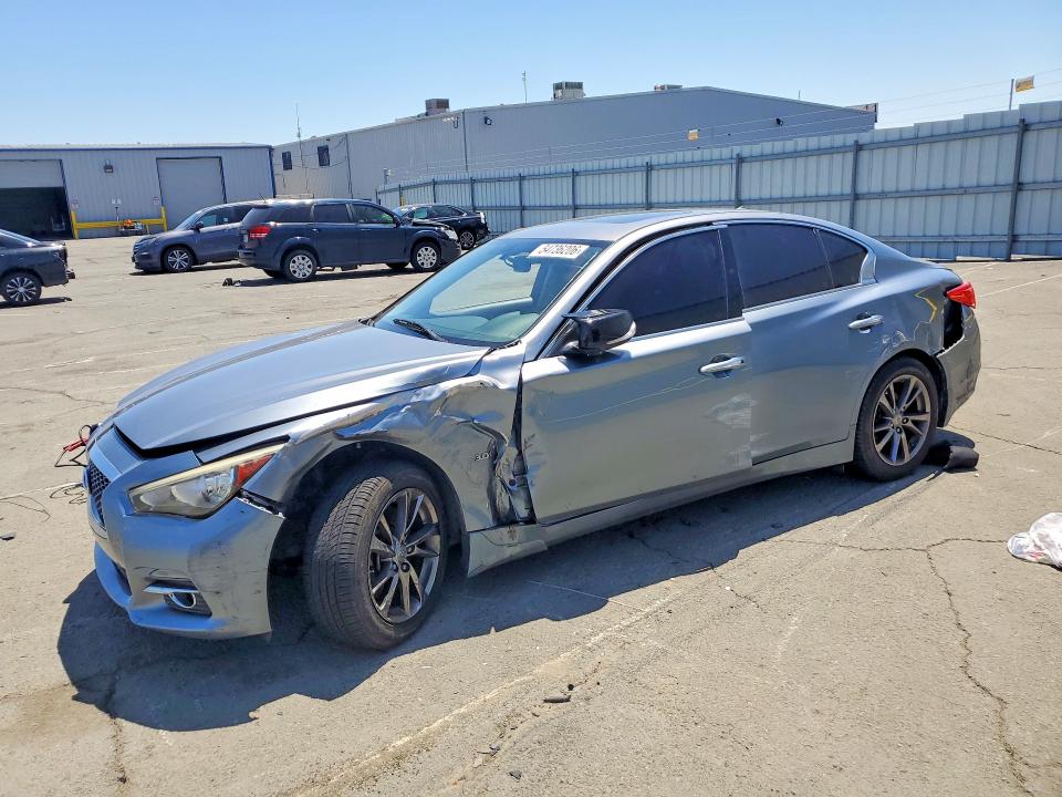 2017 Infiniti VIN JN1EV7APXHM740934 COPART salvage auction — SIDE, Ca - Salvage Certificate, sold $2,000 on 2026-07-10 (photo 1)