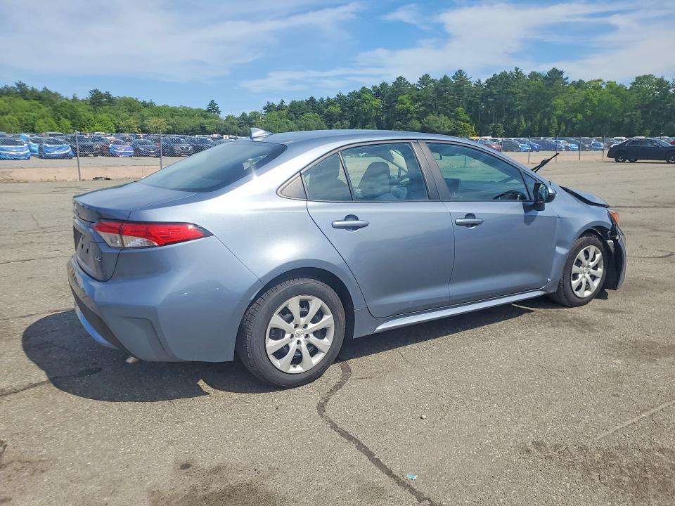 2022 Toyota Corolla VIN 5YFEPMAE7NP292343 COPART salvage auction — FRONT END, Id - Salvage Certificate Of Title, sold $4,450 on 2026-07-07 (photo 3)