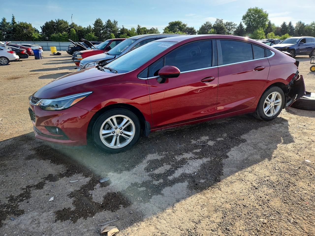 2018 Chevrolet Cruze VIN 1G1BE5SM9J7200299 COPART salvage auction — Rear End, IL - SALVAGE CERTIFICATE, sold $2,400 on 2026-06-30 (photo 1)