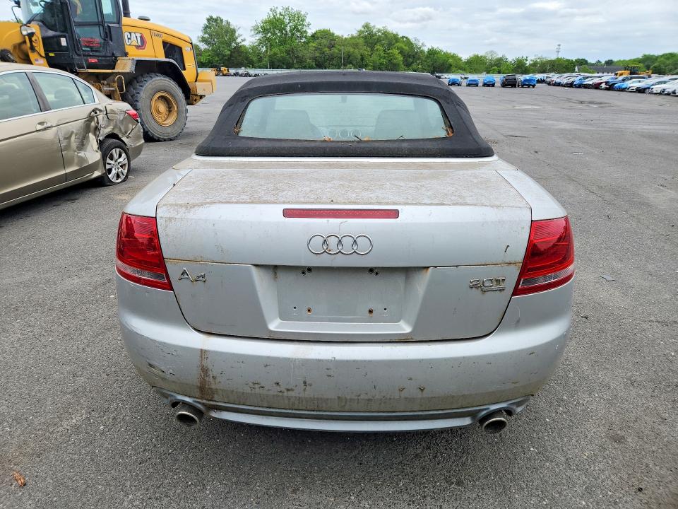 2009 Audi A4 VIN WAUDF48H89K004250 COPART salvage auction — MECHANICAL, Nj - Certificate Of Title, sold $425 on 2026-07-14 (photo 6)