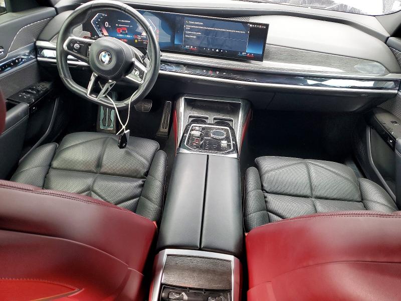 2023 BMW 7er VIN WBA23EH05PCL90200 COPART salvage auction — REAR END, Ca - Salvage Certificate, sold $32,500 on 2026-07-20 (photo 8)