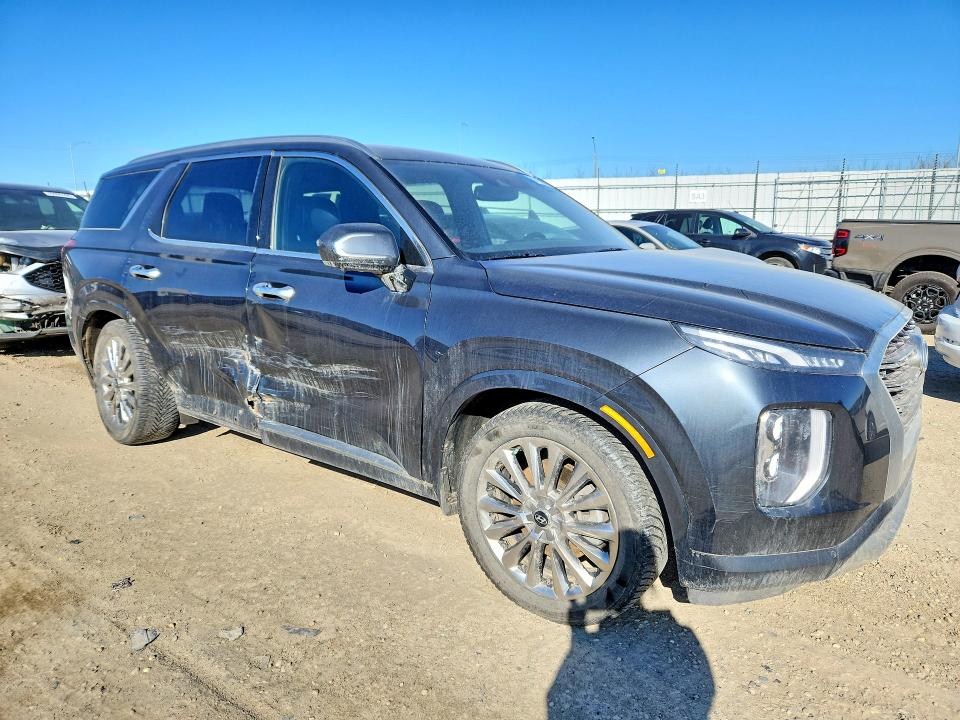 2020 Hyundai VIN KM8R5DHE0LU053774 COPART salvage auction — SIDE, Ab - Bos - Salvage, sold $6,400 on 2026-07-23 (photo 4)